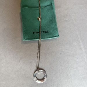 Tiffany & Co. 1837 Circle pendant necklace